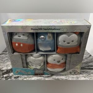 Disney 100th anniversary limited edition 5" squishmallow 5-pack NIB Never Opened